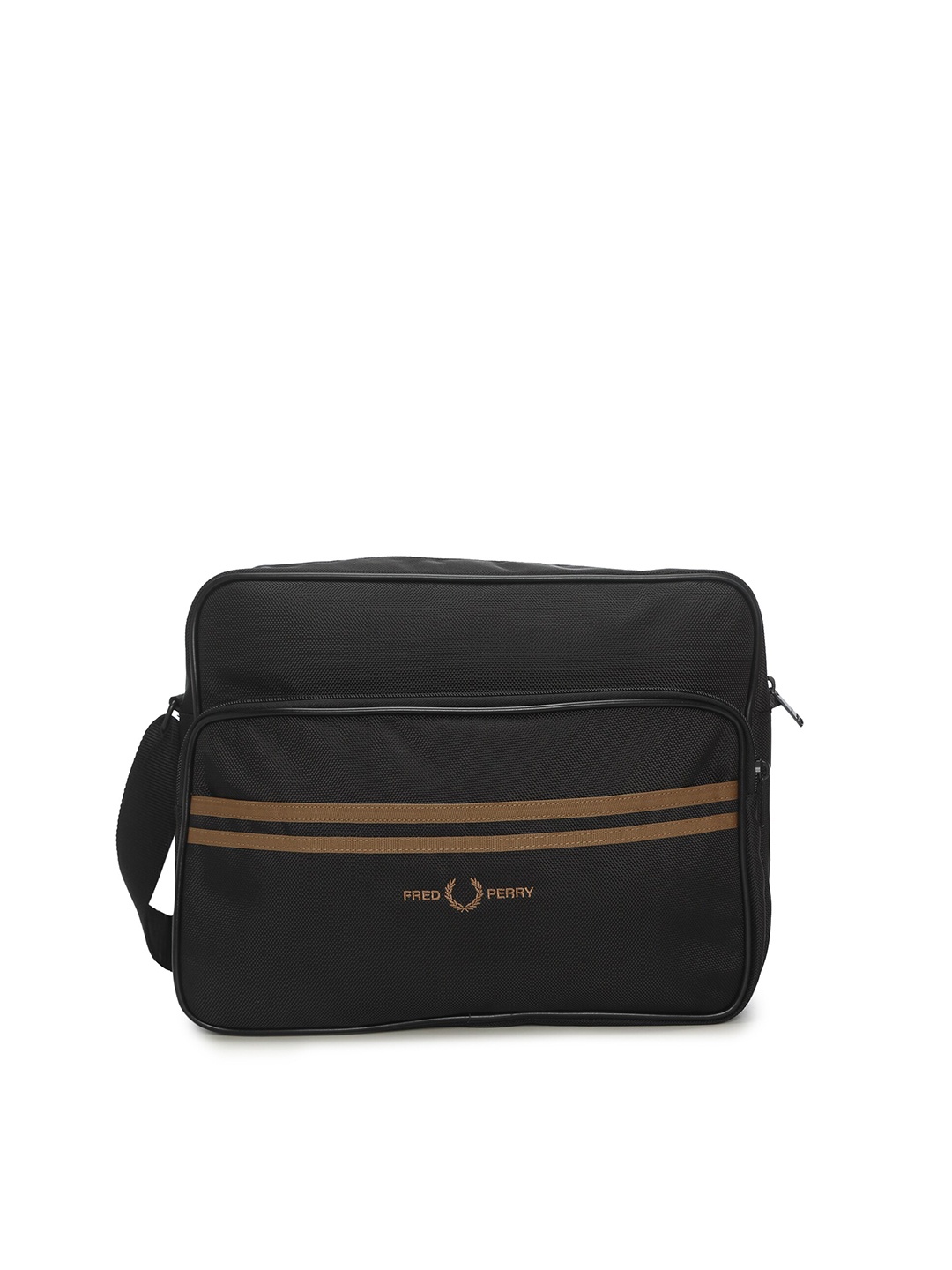 

Fred Perry Men Black Twin-Tipped Shoulder Bag