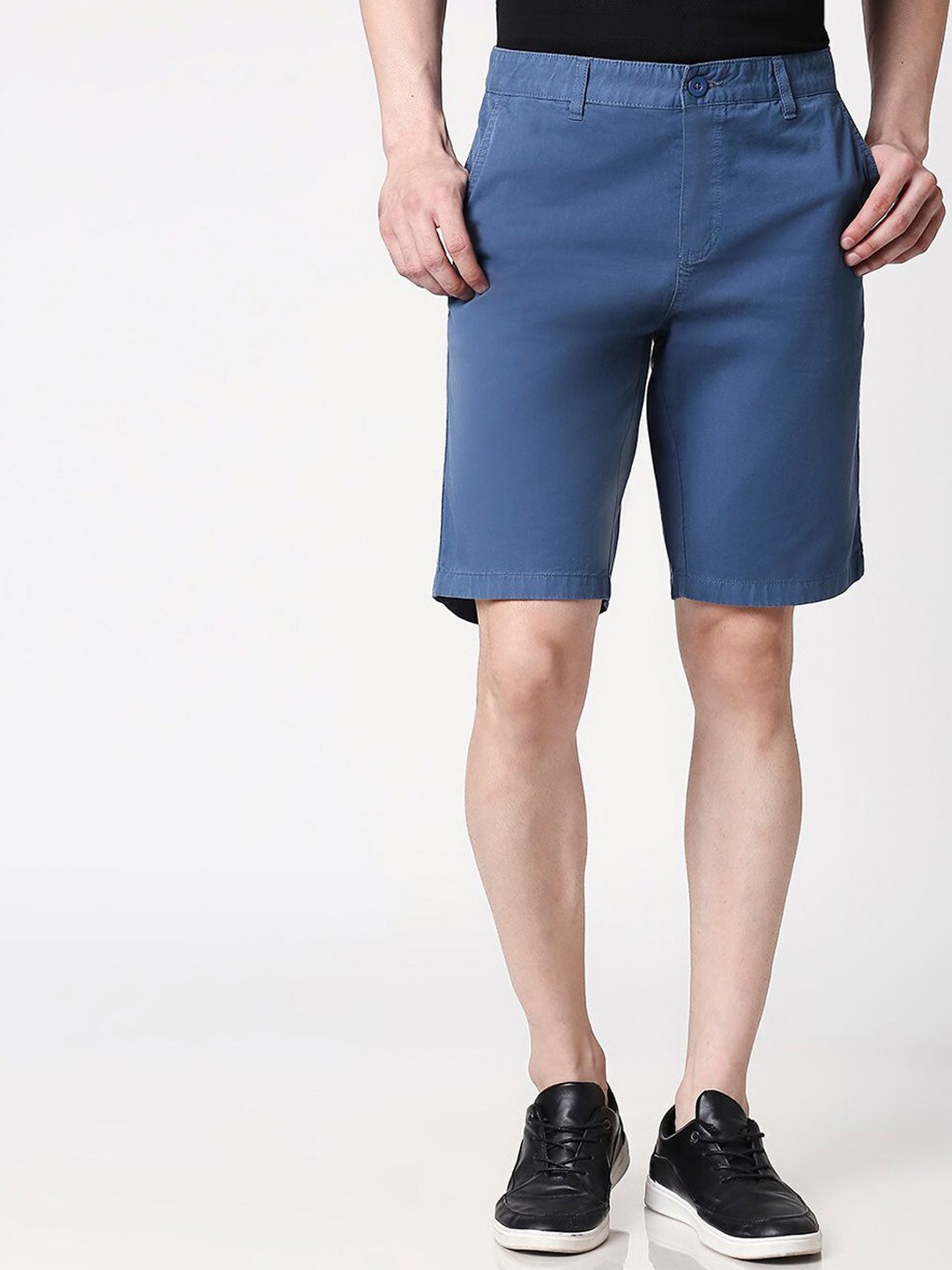 

Bewakoof Men Blue Regular Shorts