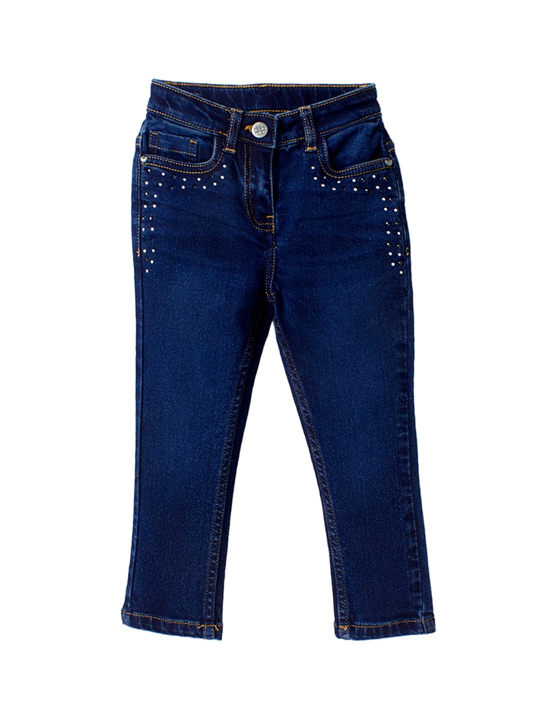 

Ed-a-Mamma Girls Blue Light Fade Stretchable Jeans