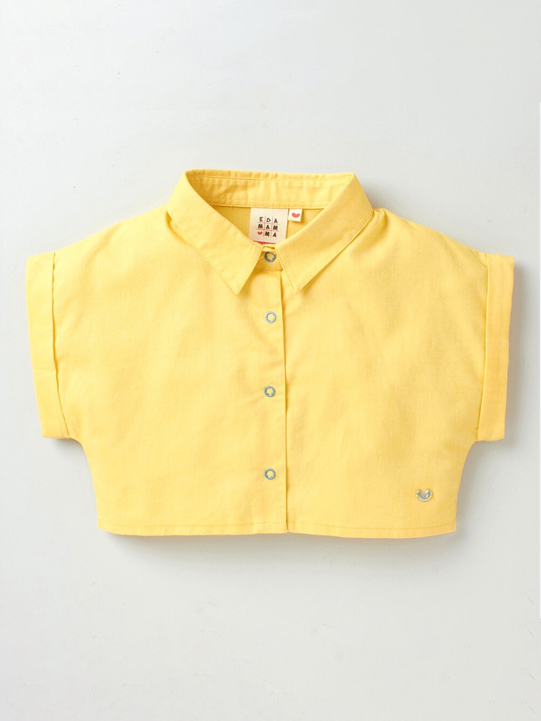 

Ed-a-Mamma Yellow Shirt Style Top