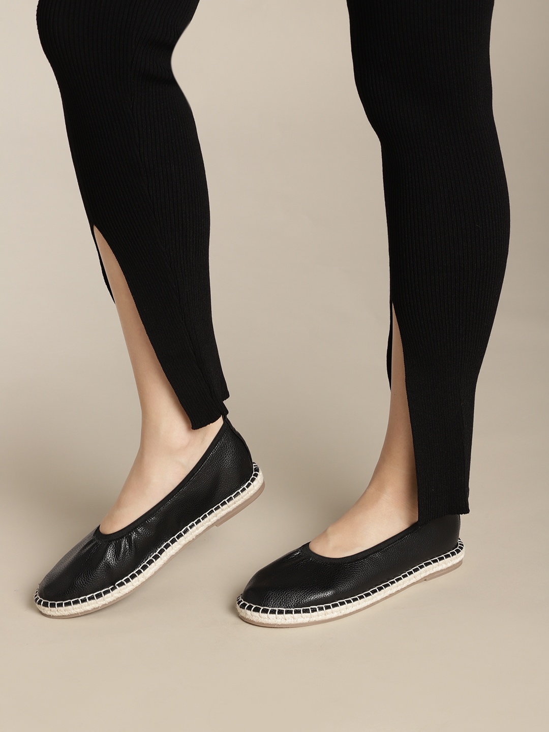

Nautica Women Black Solid Espadrilles