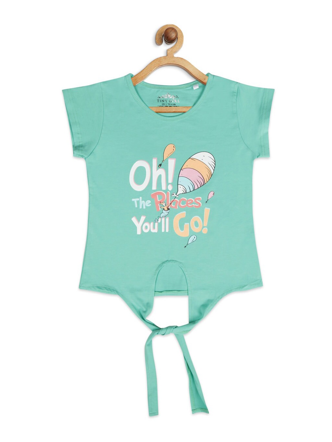 

Tiny Girl Green Regular Top