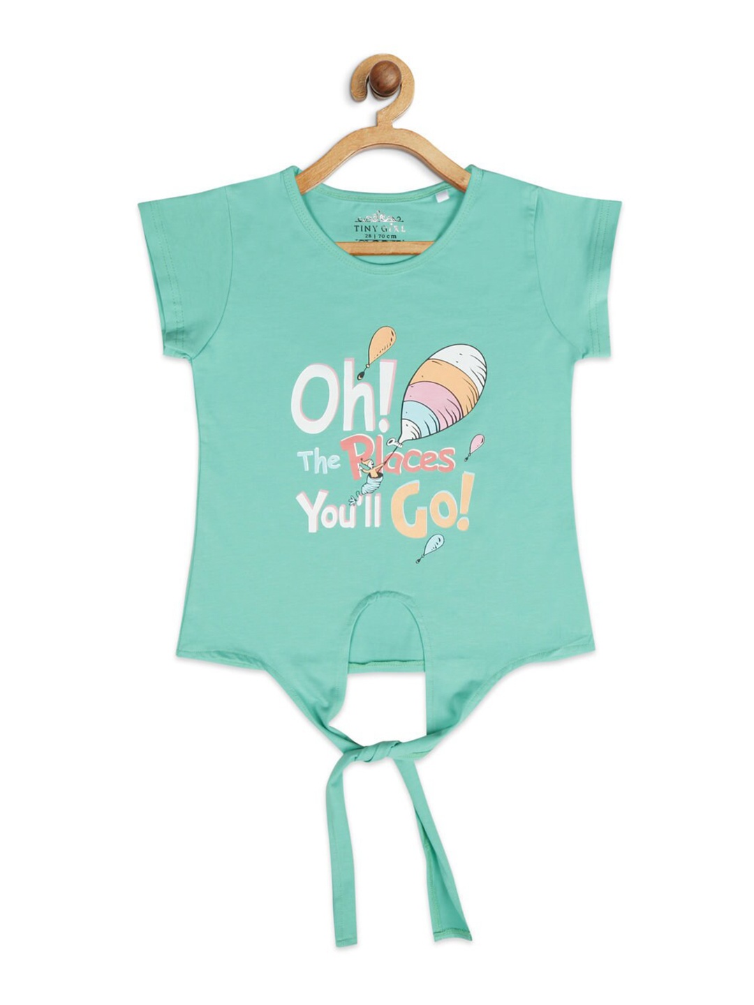 

Tiny Girl Green Regular Top