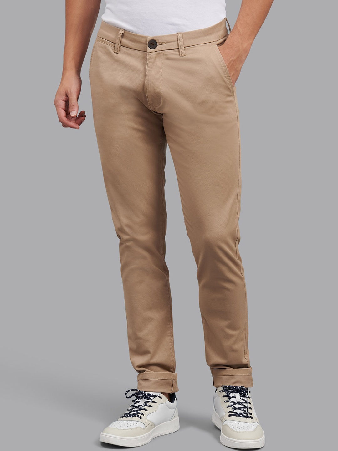 

Beverly Hills Polo Club Men Brown Trousers