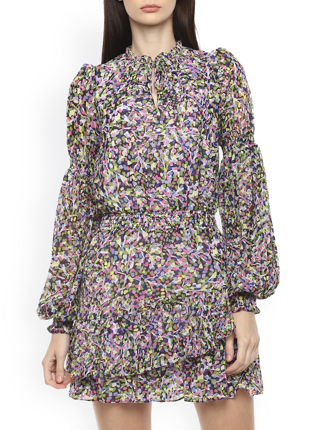 

Ted Baker Black Floral Shirt Dress
