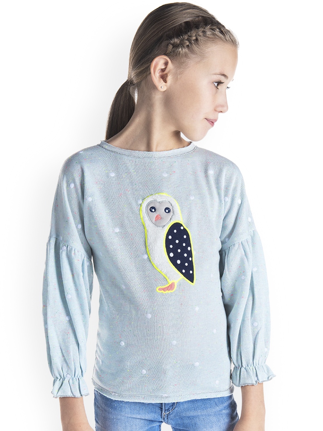 

Cherry Crumble Girls Blue Sweatshirt