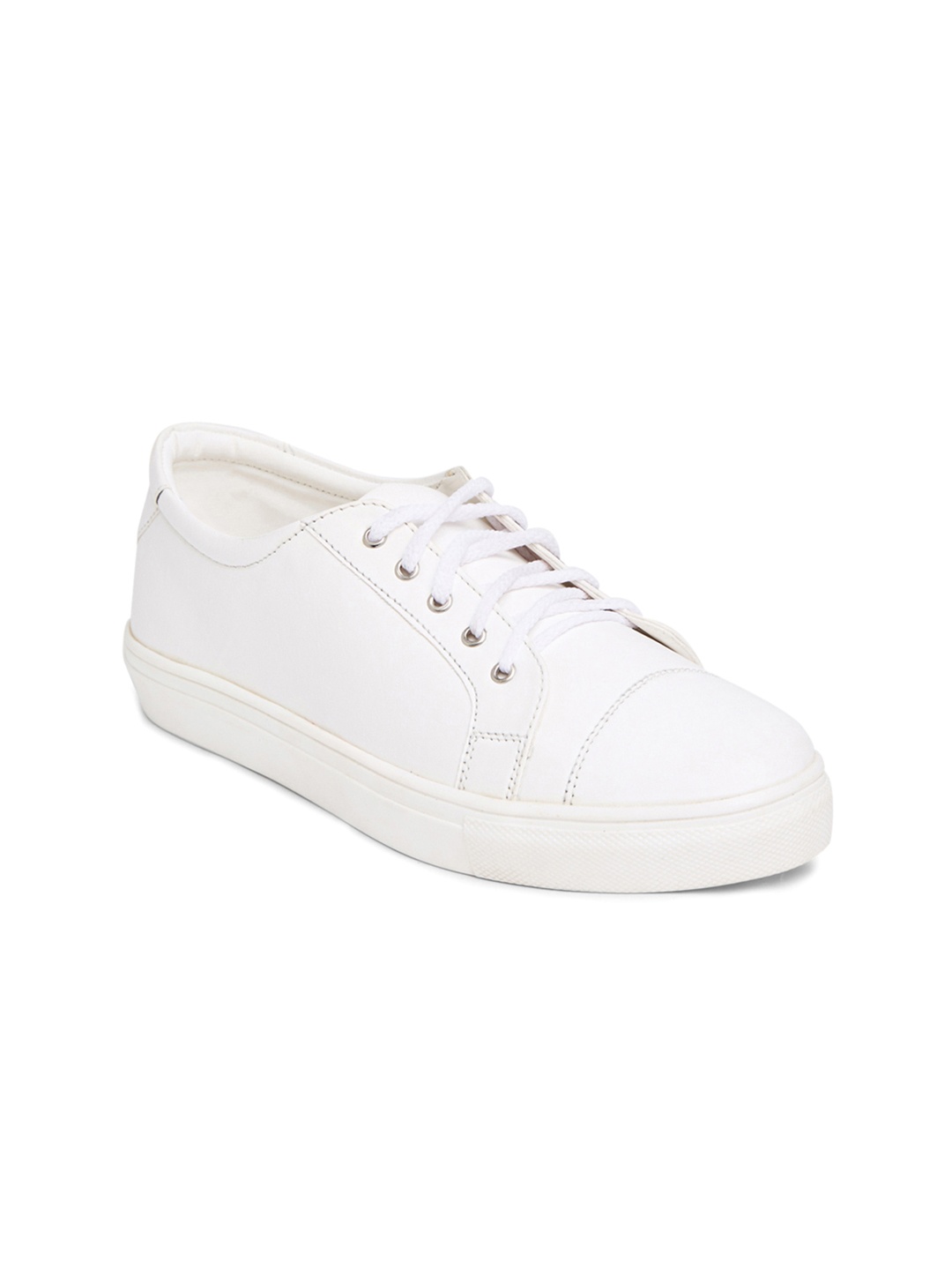 

Marc Loire Women White Solid Regular Sneakers
