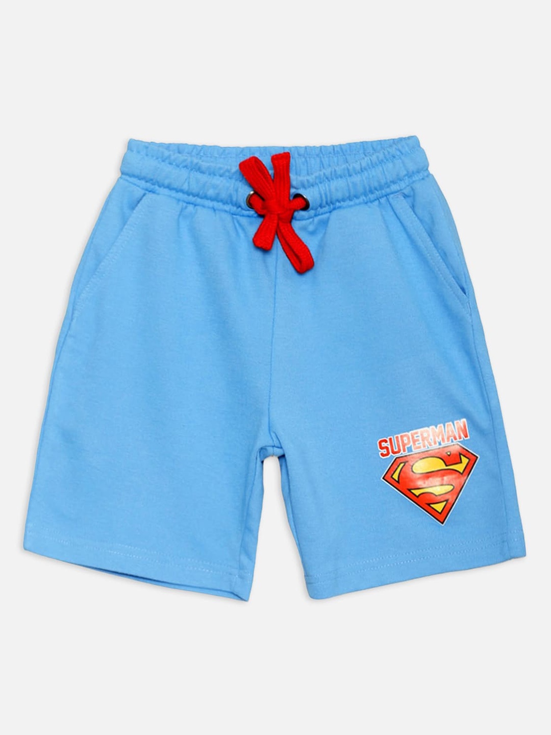 

Kids Ville Boys Blue Superman Printed Superman Regular Shorts