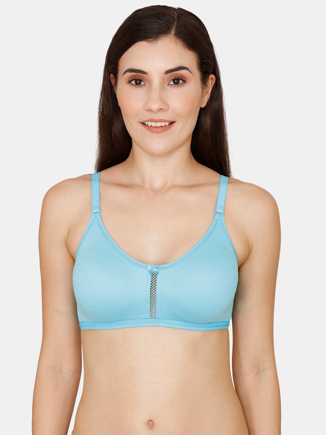 

Rosaline by Zivame Blue Solid T-shirt Bra