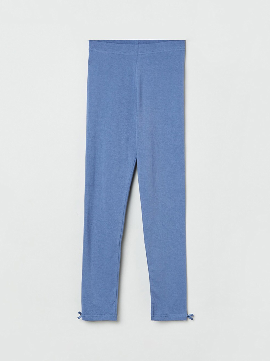 

max Girls Blue Solid Leggings