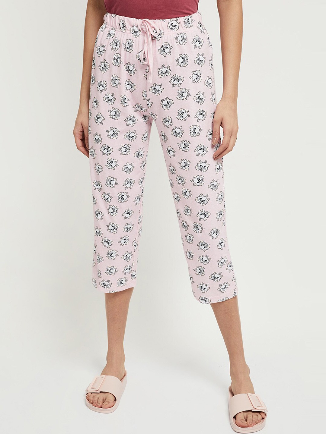 

max Women Pink Printed Lounge Pants