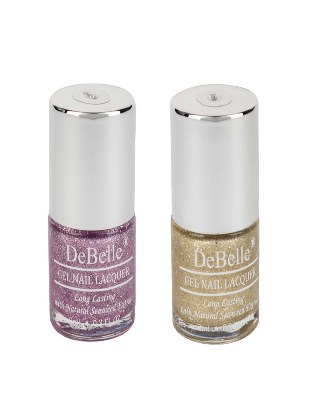 

DeBelle Set of 2 Nail Polish - Ophelia & Sirius - 8ml Each, Lavender