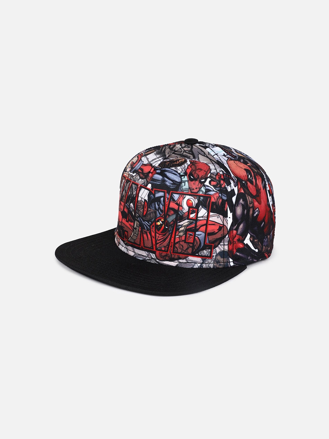 

Free Authority Men Red & Blue Avengers Printed Baseball Cap