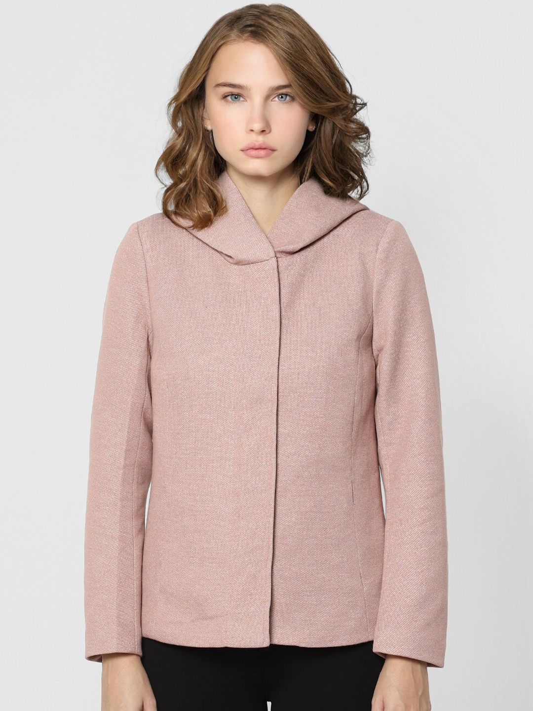 

ONLY Women Pink Open Front Jacket