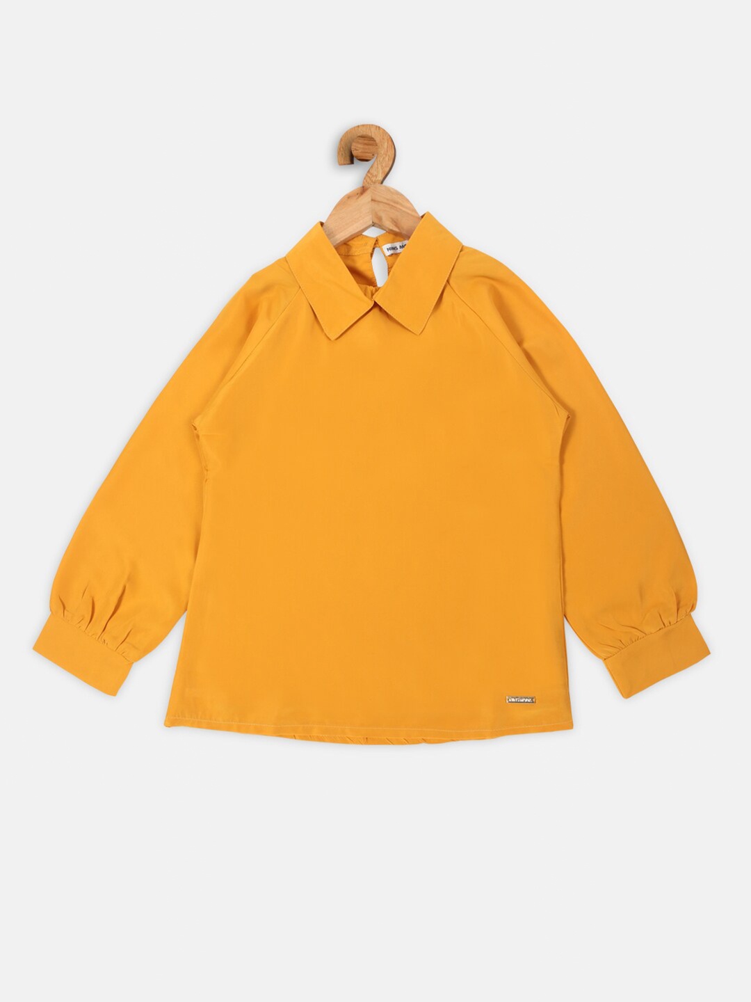 

Nins Moda Mustard Yellow Shirt Style Top