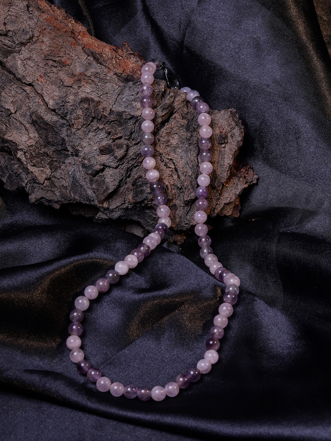 

DIVA WALK Purple Silver-Plated Necklace