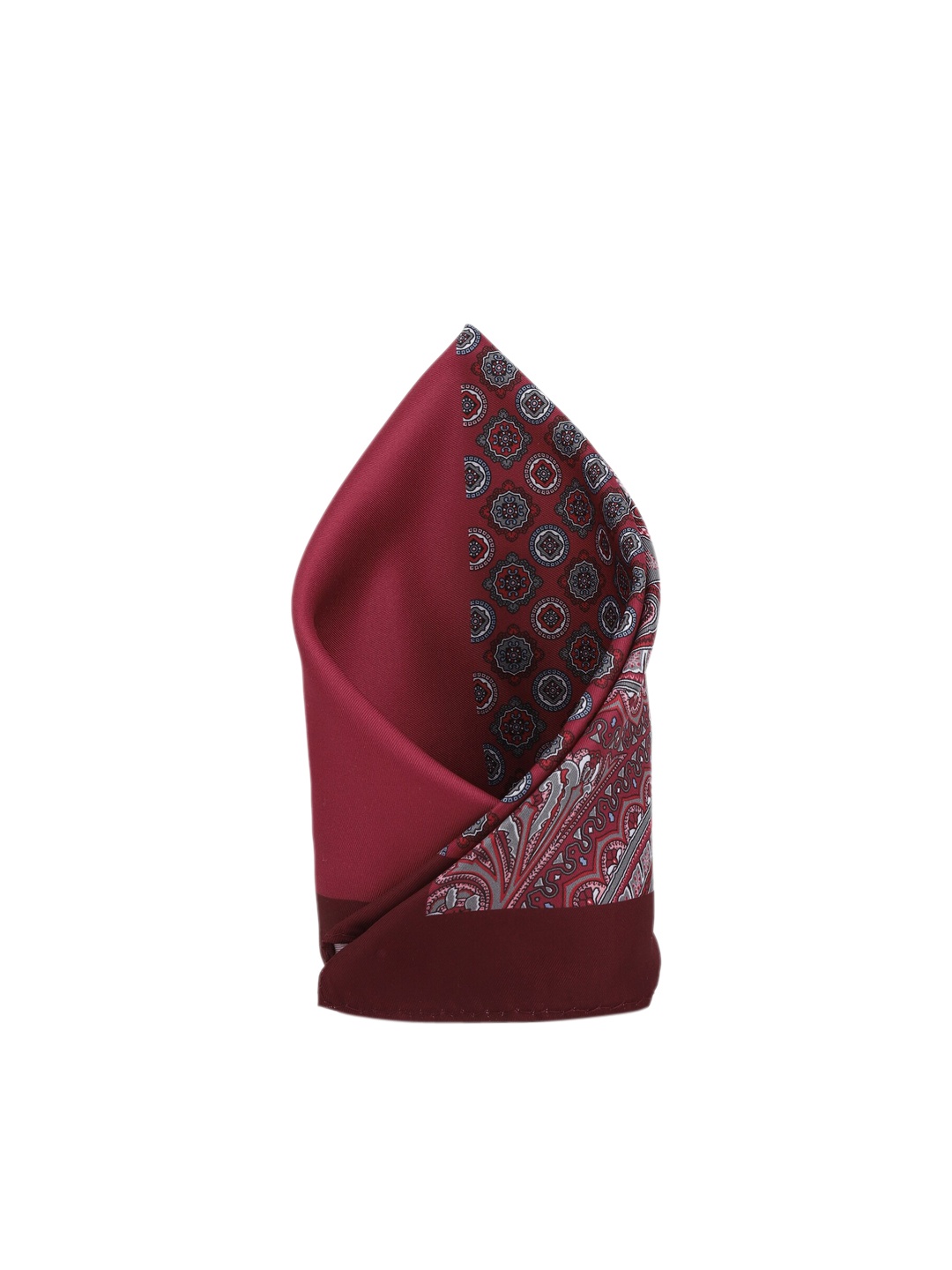 

Van Heusen Men Maroon & Grey Printed Accessory Gift Set