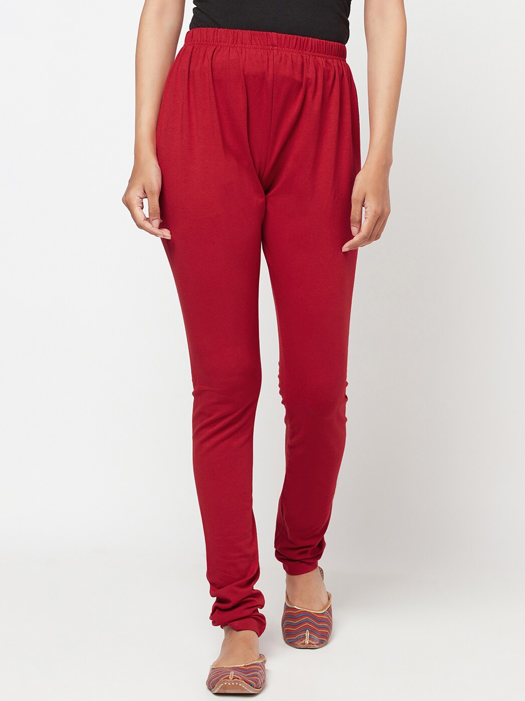 

Fabindia Woman Red Churidar