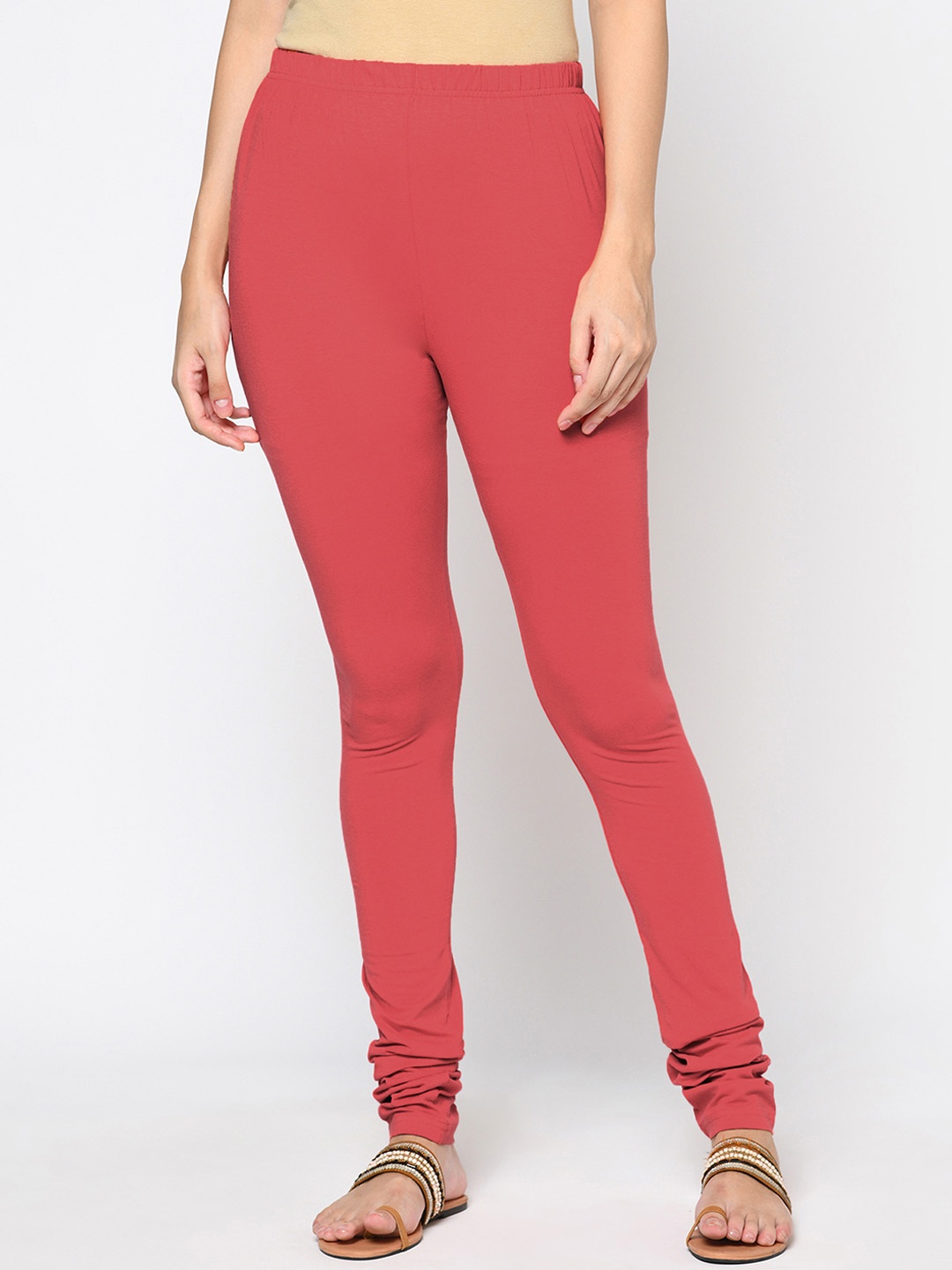 

Fabindia Women Pink Churidar