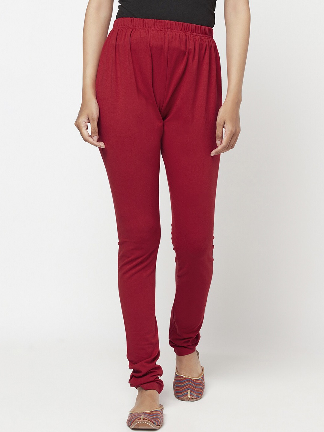 

Fabindia Women Red Churidar