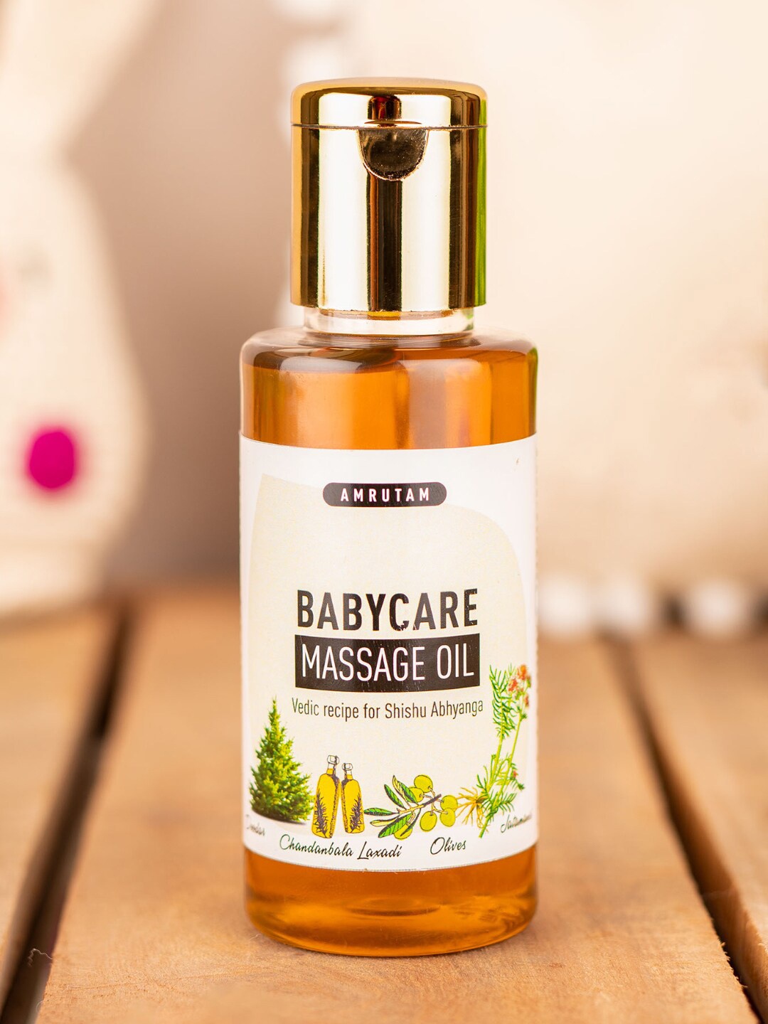 

AMRUTAM Baby Care Massage Sustainable Oil(100ML), Yellow