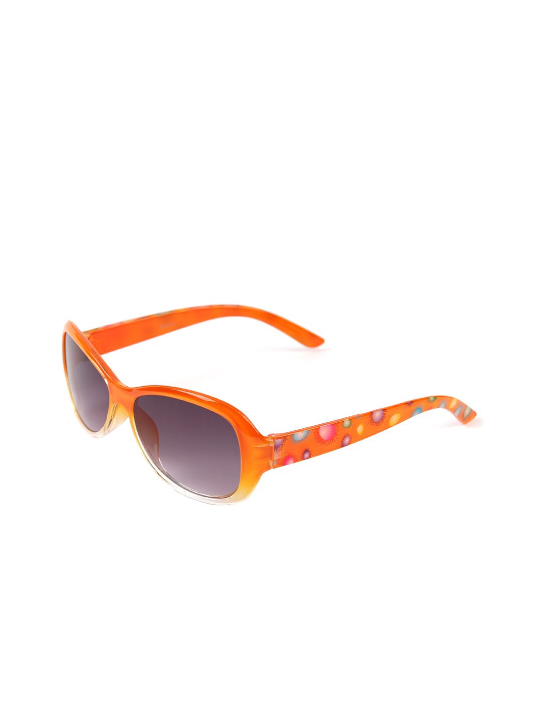 

DukieKooky Girls Black Lens & Orange Oval Sunglasses with UV Protected Lens