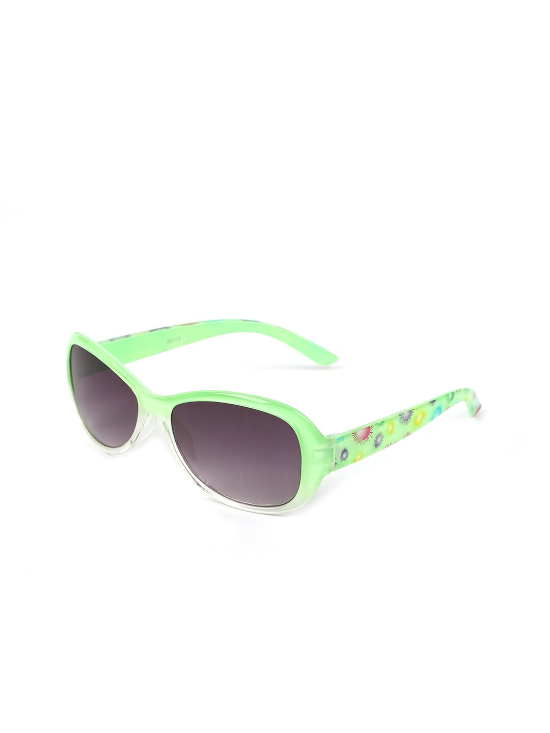 

DukieKooky Girls Black Lens & Green Oval Sunglasses with UV Protected Lens 900822