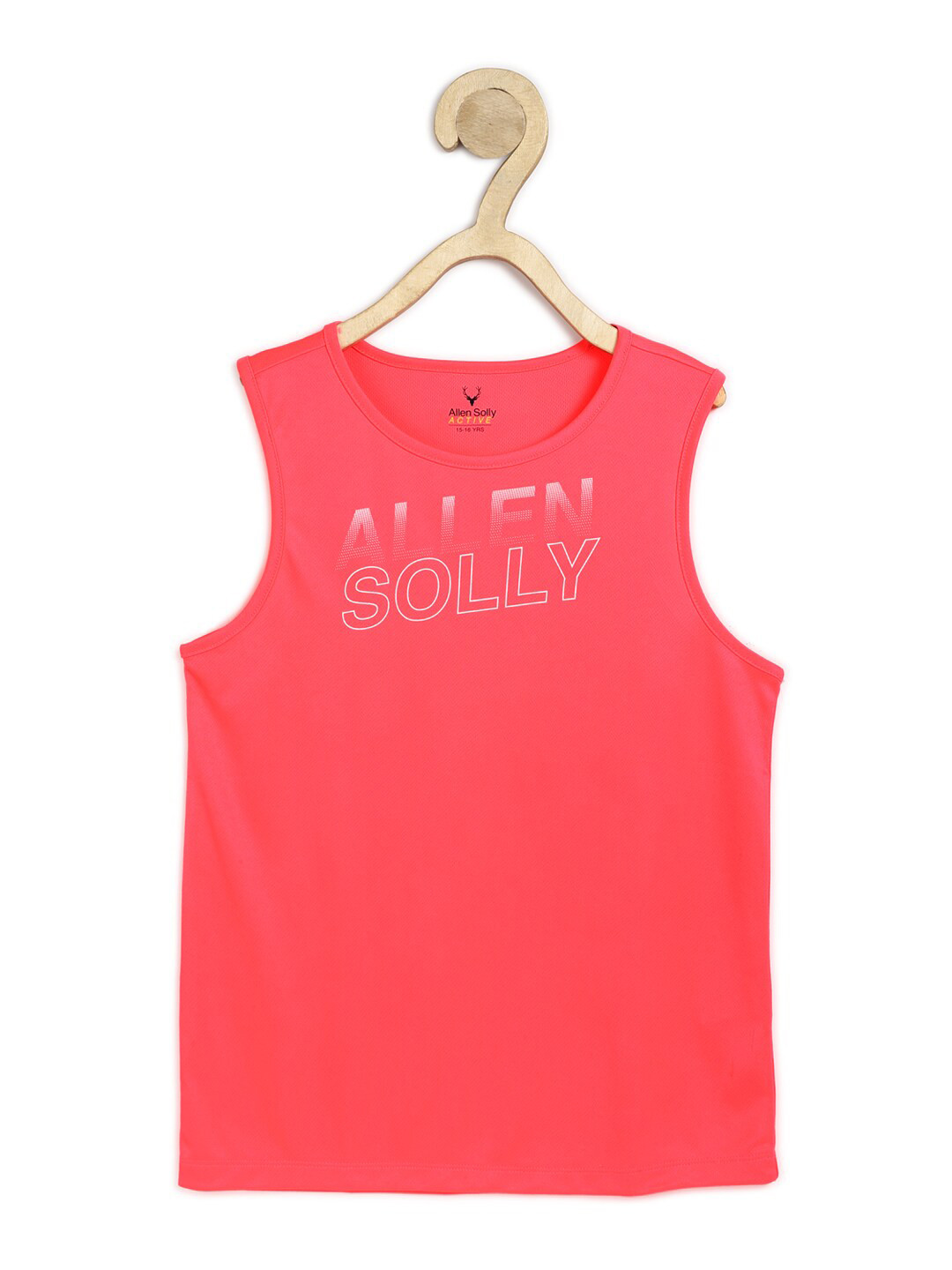 

Allen Solly Junior Girls Pink Brand Logo Printed T-shirt
