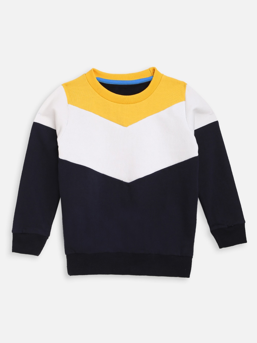 

YK Boys Multicoloured Colourblocked Sweatshirt, Multi