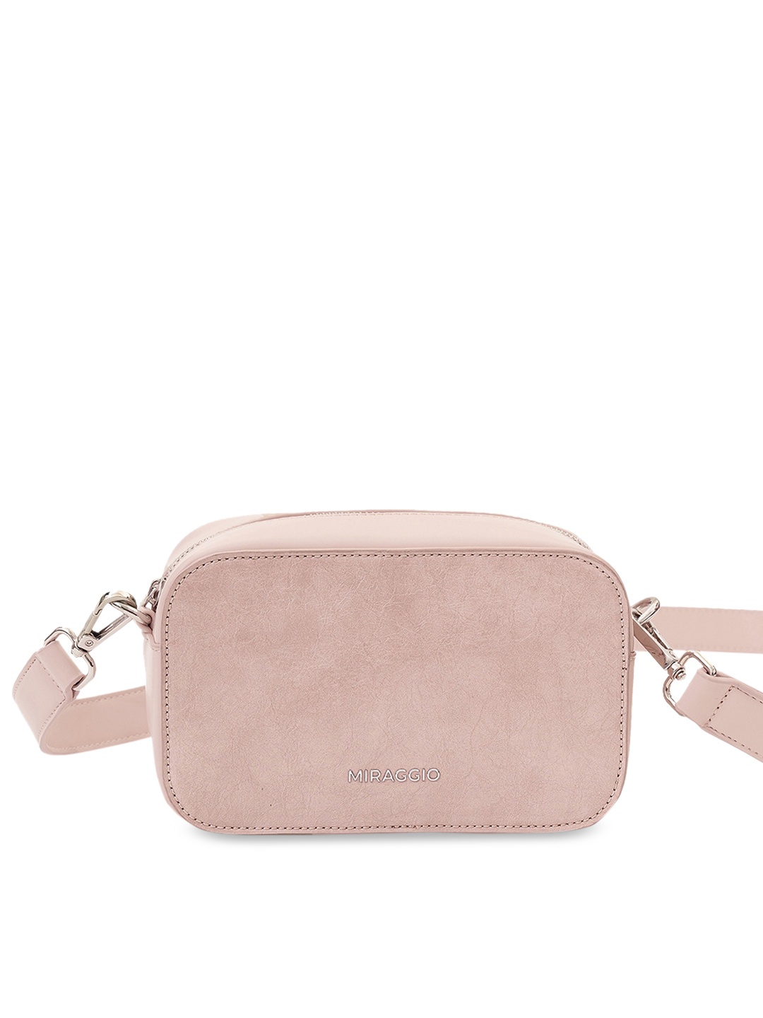 

MIRAGGIO Women Pink Crossbody Sling Bag