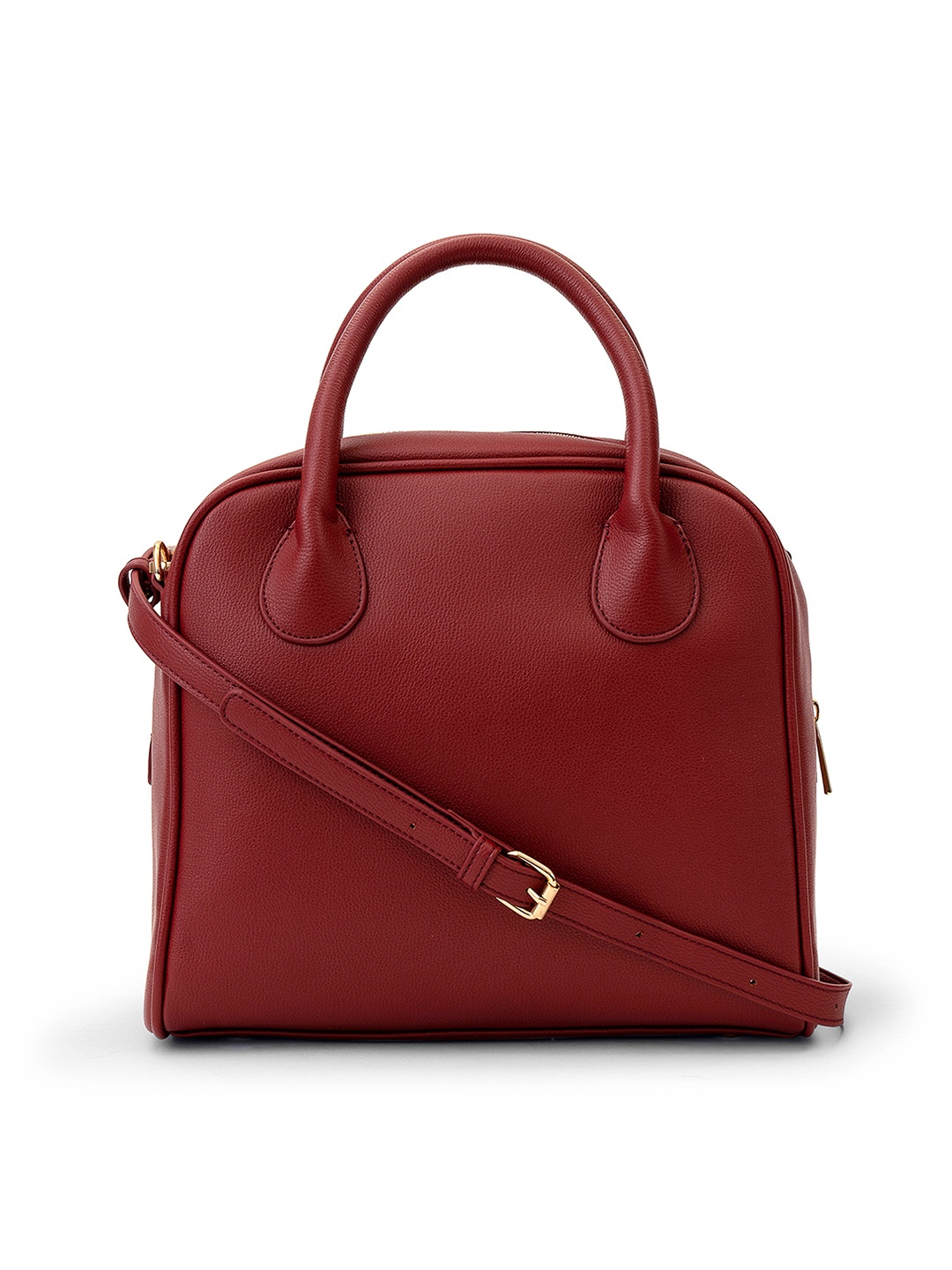 

MIRAGGIO Burgundy Structured Handheld Bag
