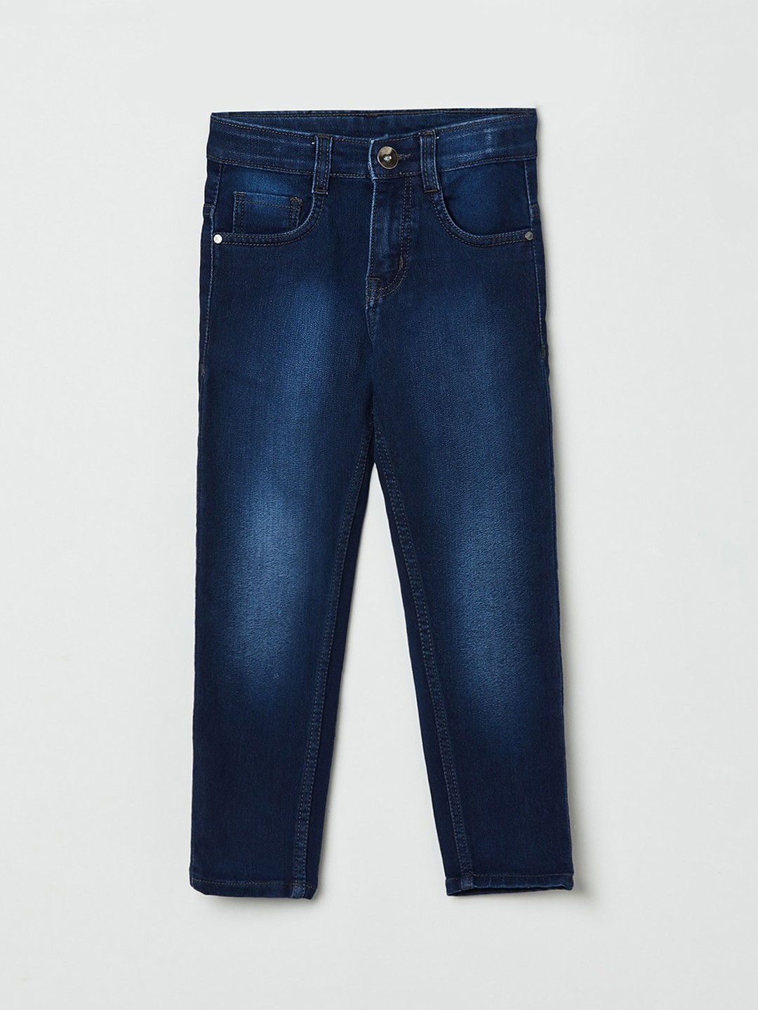 

max Boys Grey Light Fade Jeans