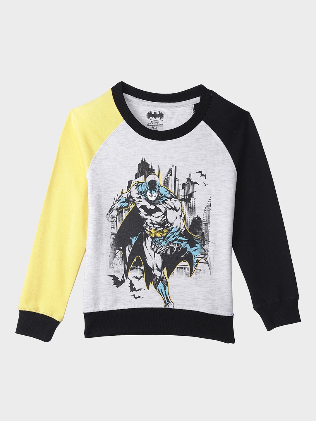 

Kids Ville Boys Grey Batman Colourblocked Sweatshirt