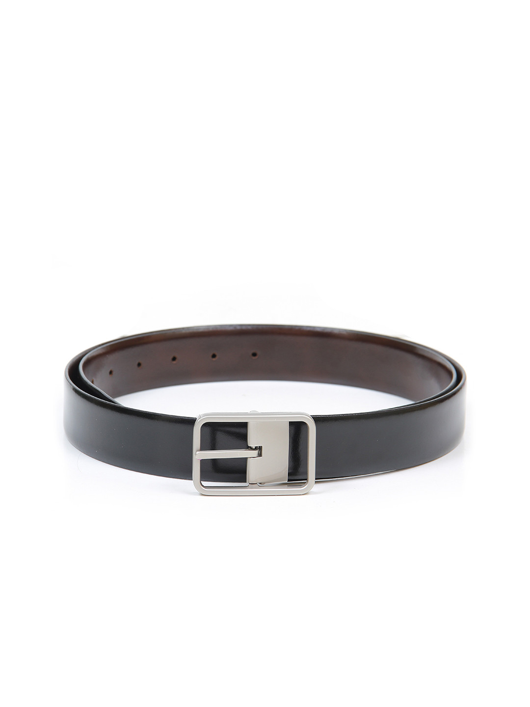 

Calvadoss Men Black Premium Leather Reversible Belt