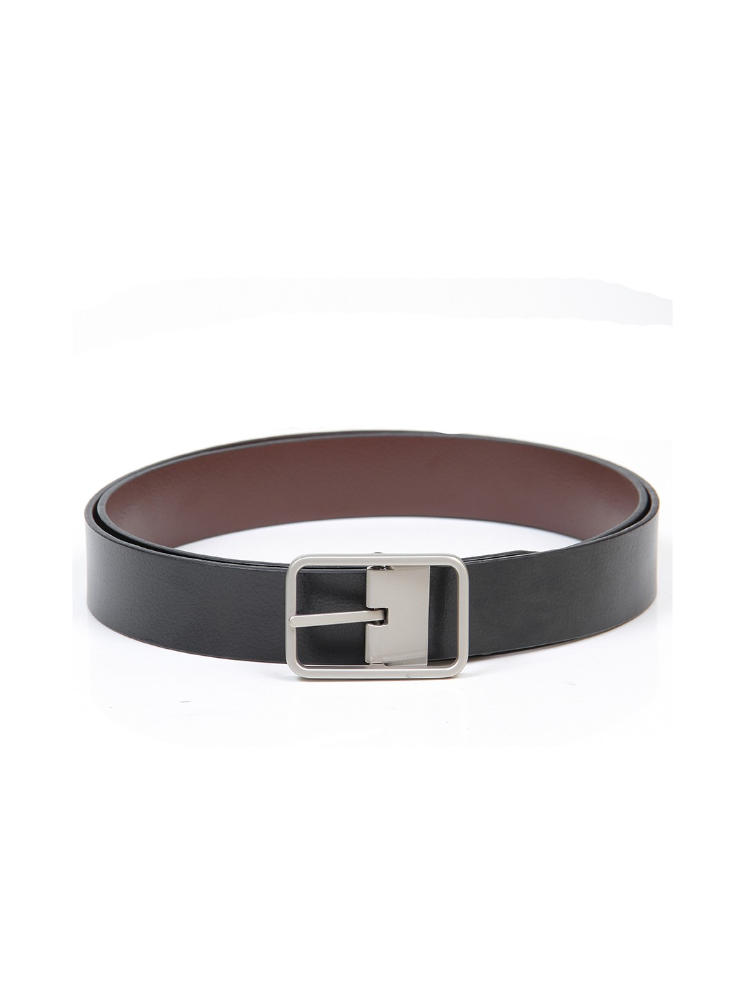 

Calvadoss Men Black Textured Leather Formal Belt