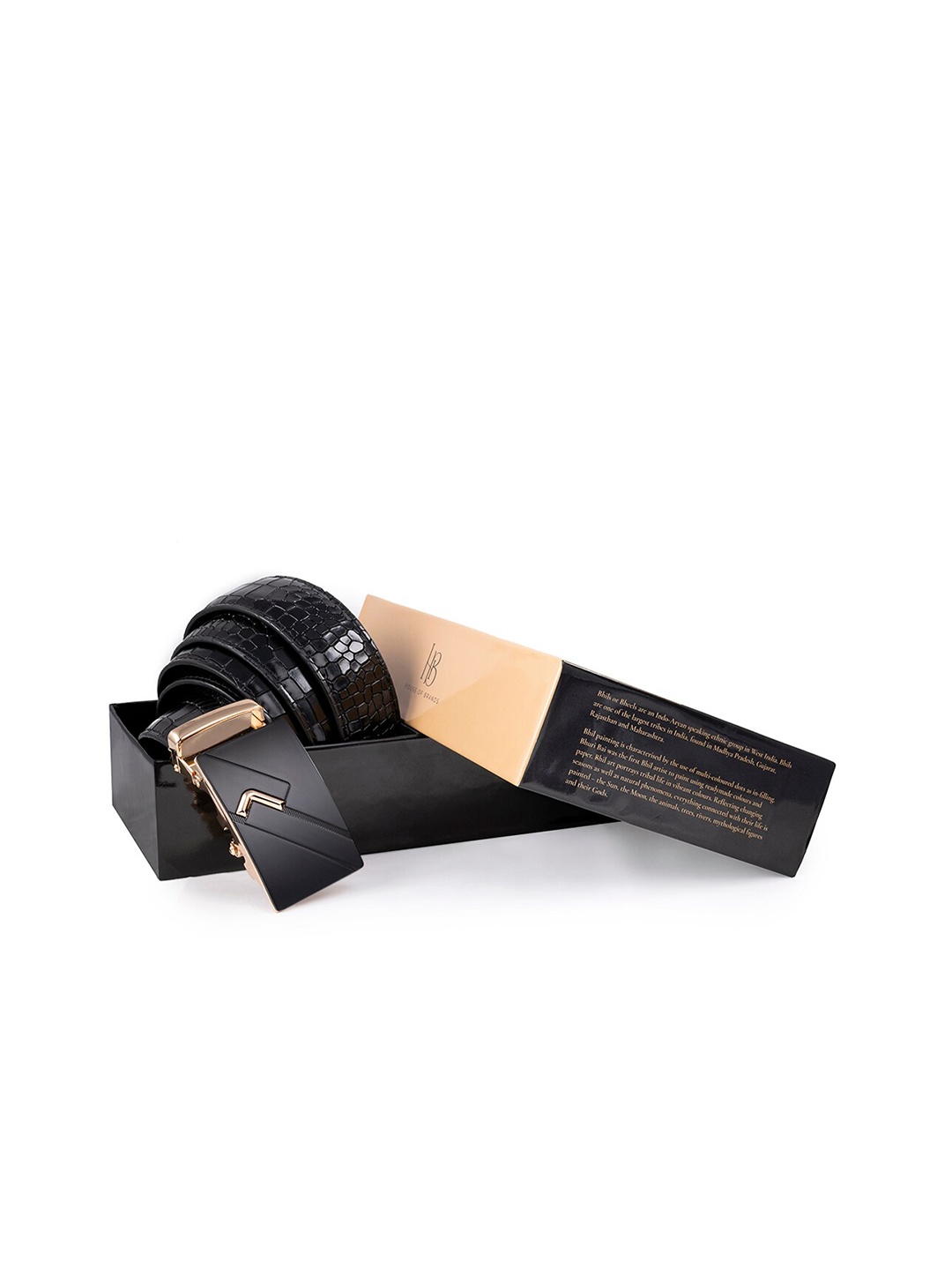 

BANGE Men Black Textured