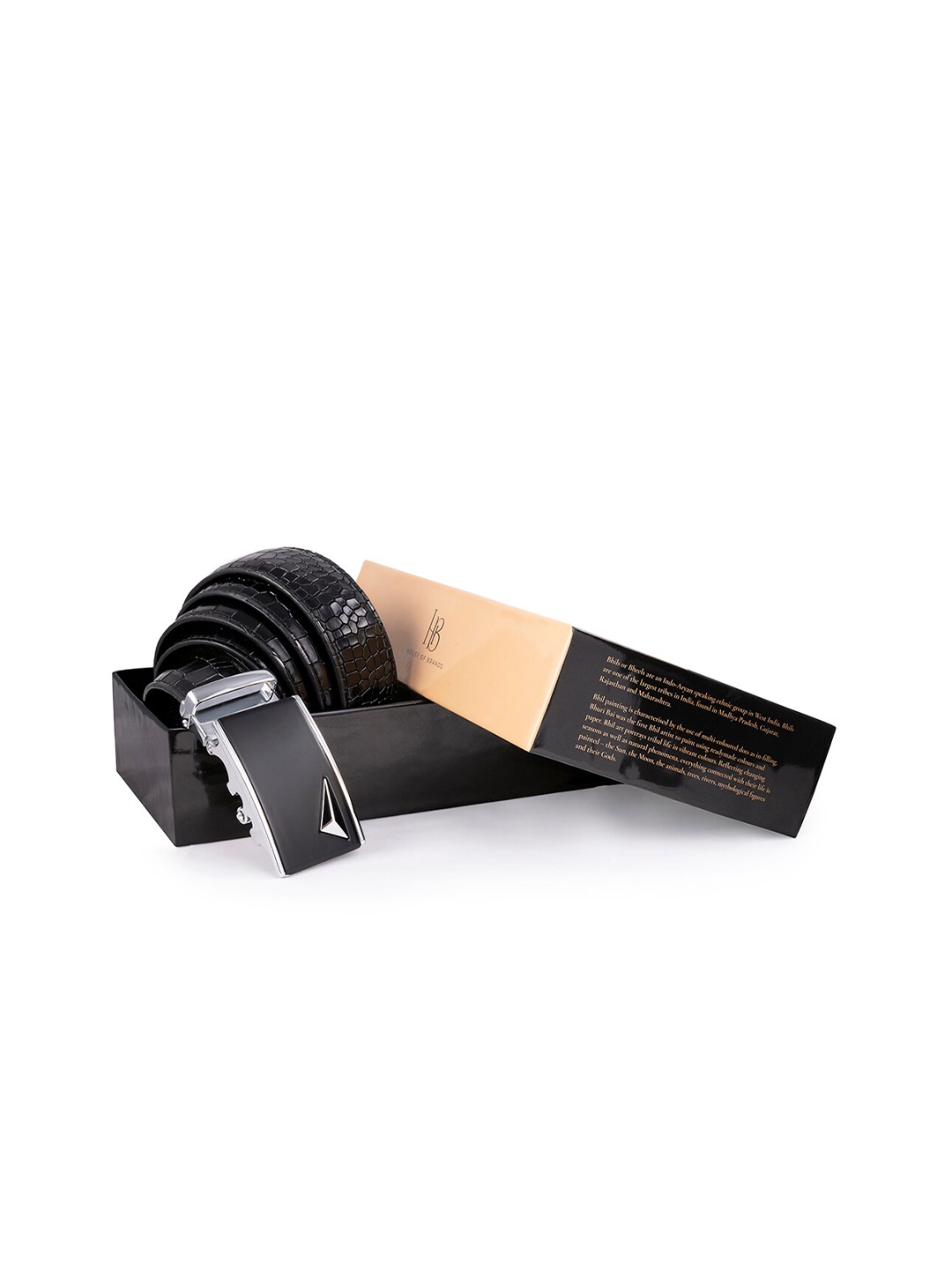 

BANGE Men Black Textured