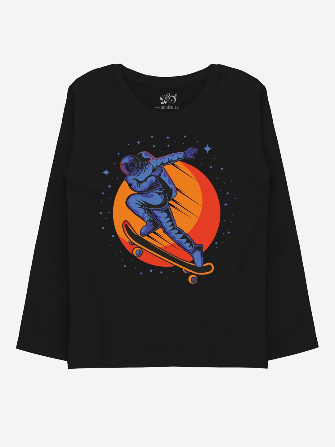 

x2o Boys Black Printed T-shirt