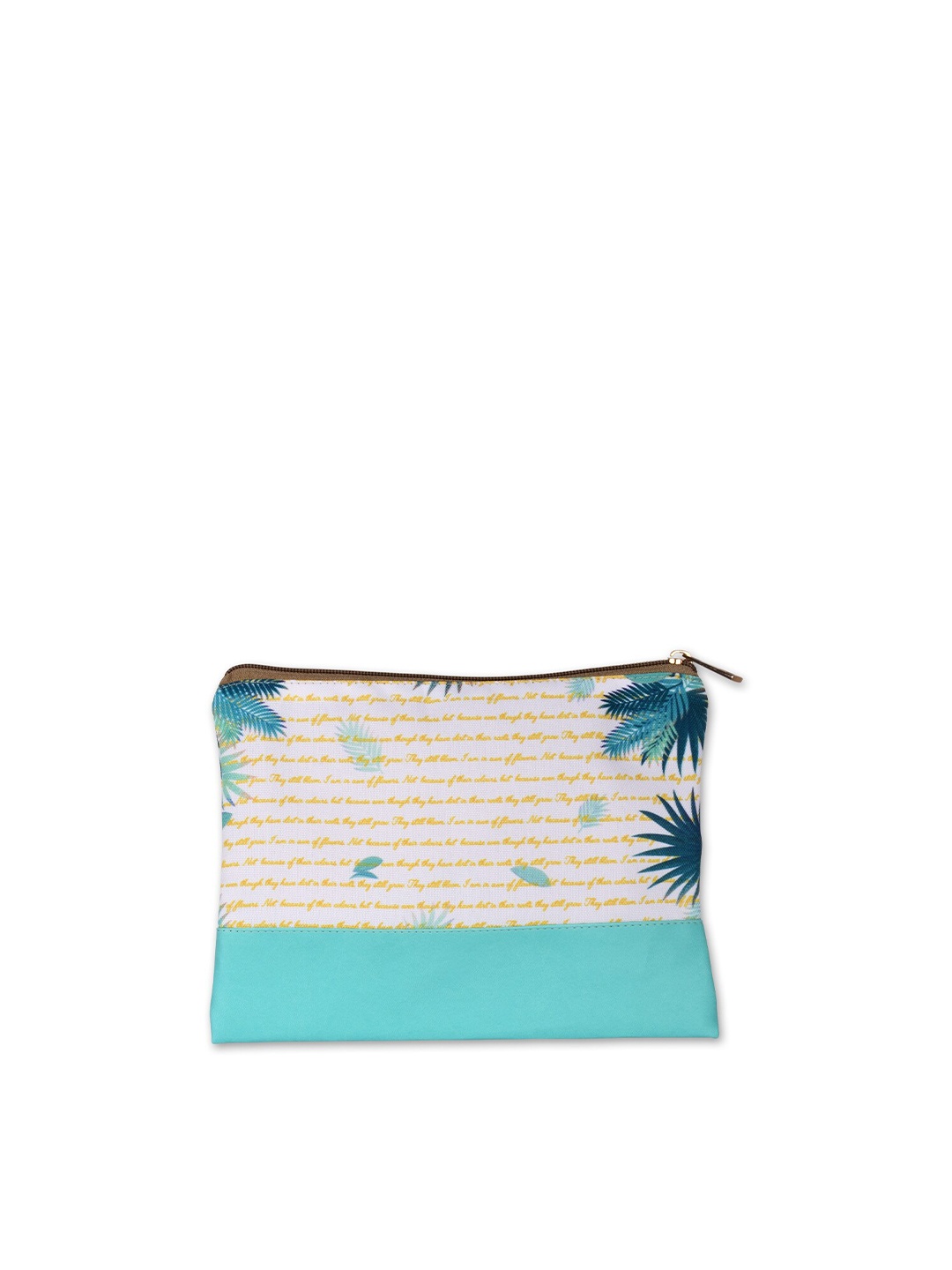 

Doodle Unisex White & Green Printed Envelope Pouch