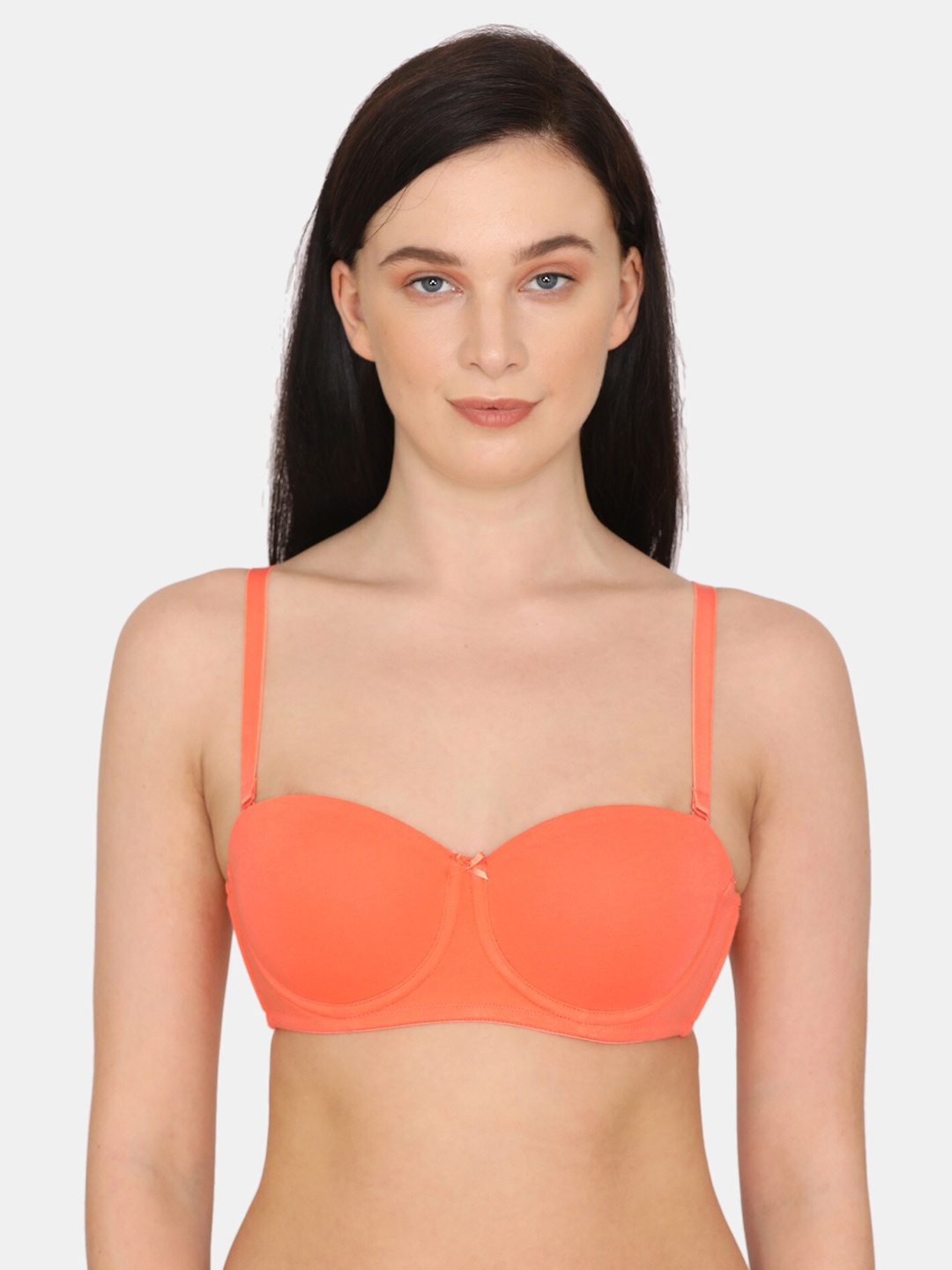 

Zivame Orange T-shirt Bra - Underwired Lightly Padded