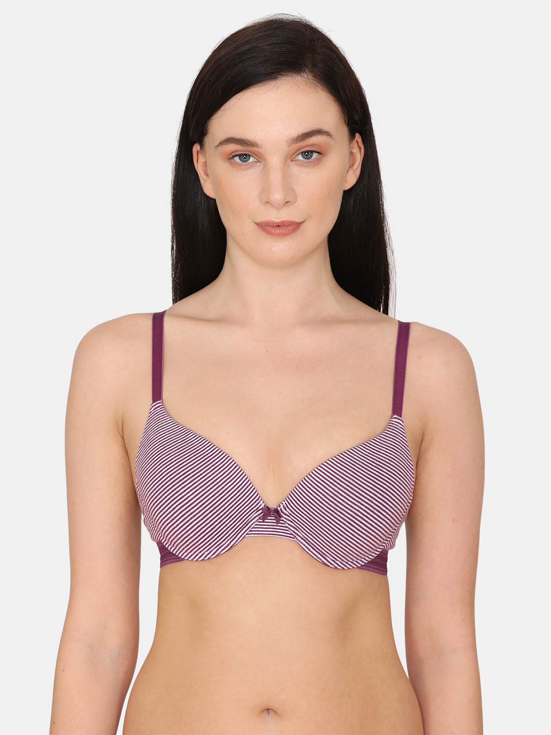 

Zivame Purple Push-Up Bra - Underwired Lightly Padded