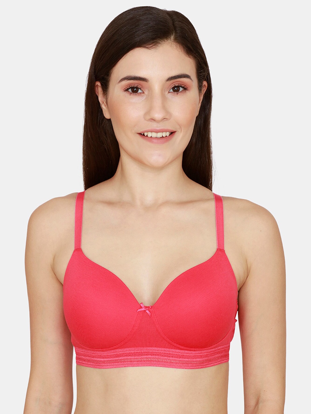 

Zivame Pink Non Wired Medium Coverage T-shirt Bra ZI10UIFASHAPINK