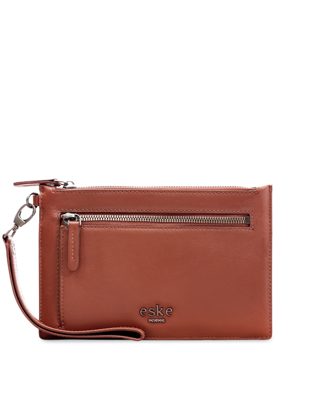 

Eske Tan-Coloured Solid Gin Travel Pouch
