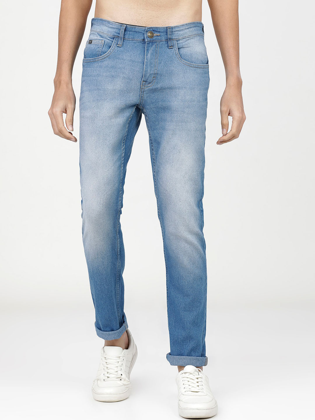 

HIGHLANDER Men Blue Slim Fit Heavy Fade Stretchable Jeans