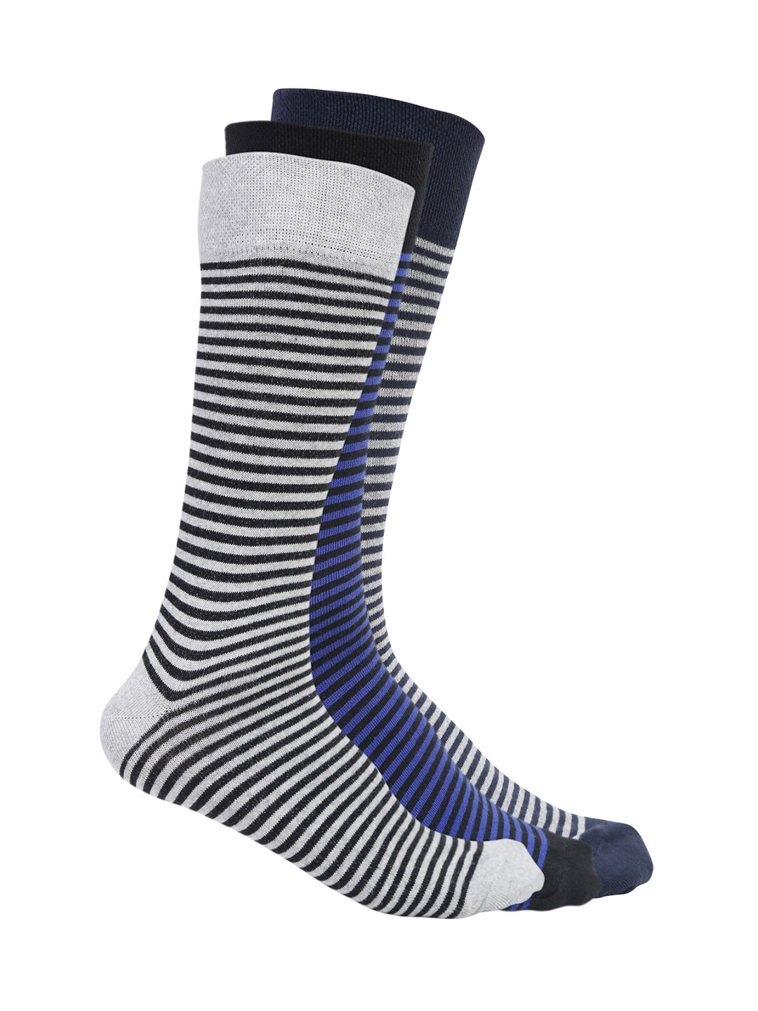 

Cantabil Men Pack of 3 Assorted Calf Length Socks