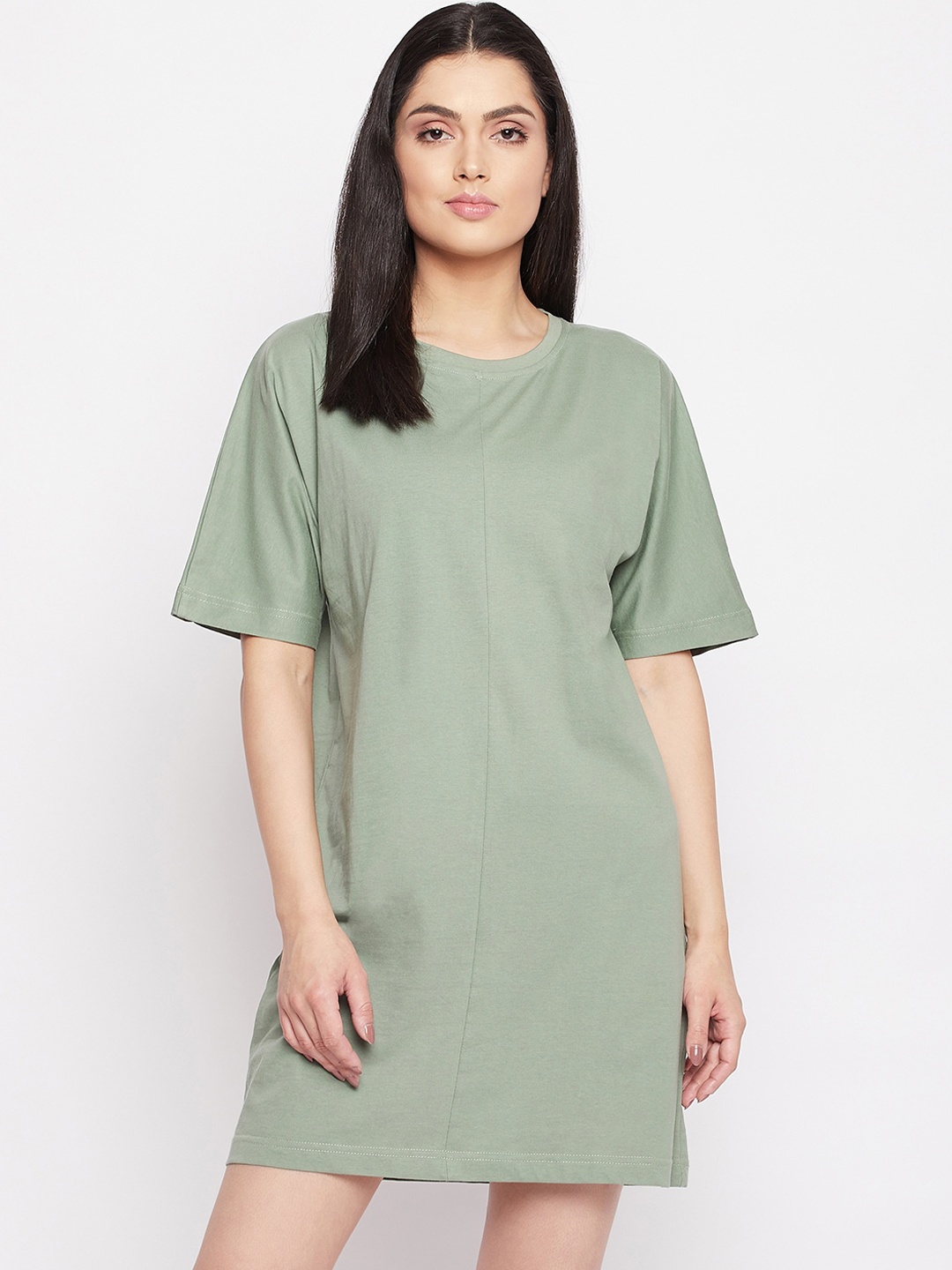 

THE SILHOUETTE STORE Green A-Line Dress