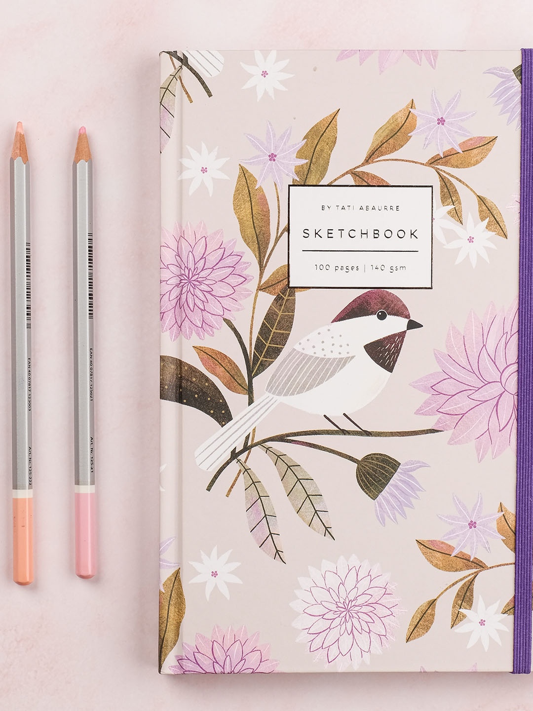 

happywagon Lilac Springs Sketchbook, Pink