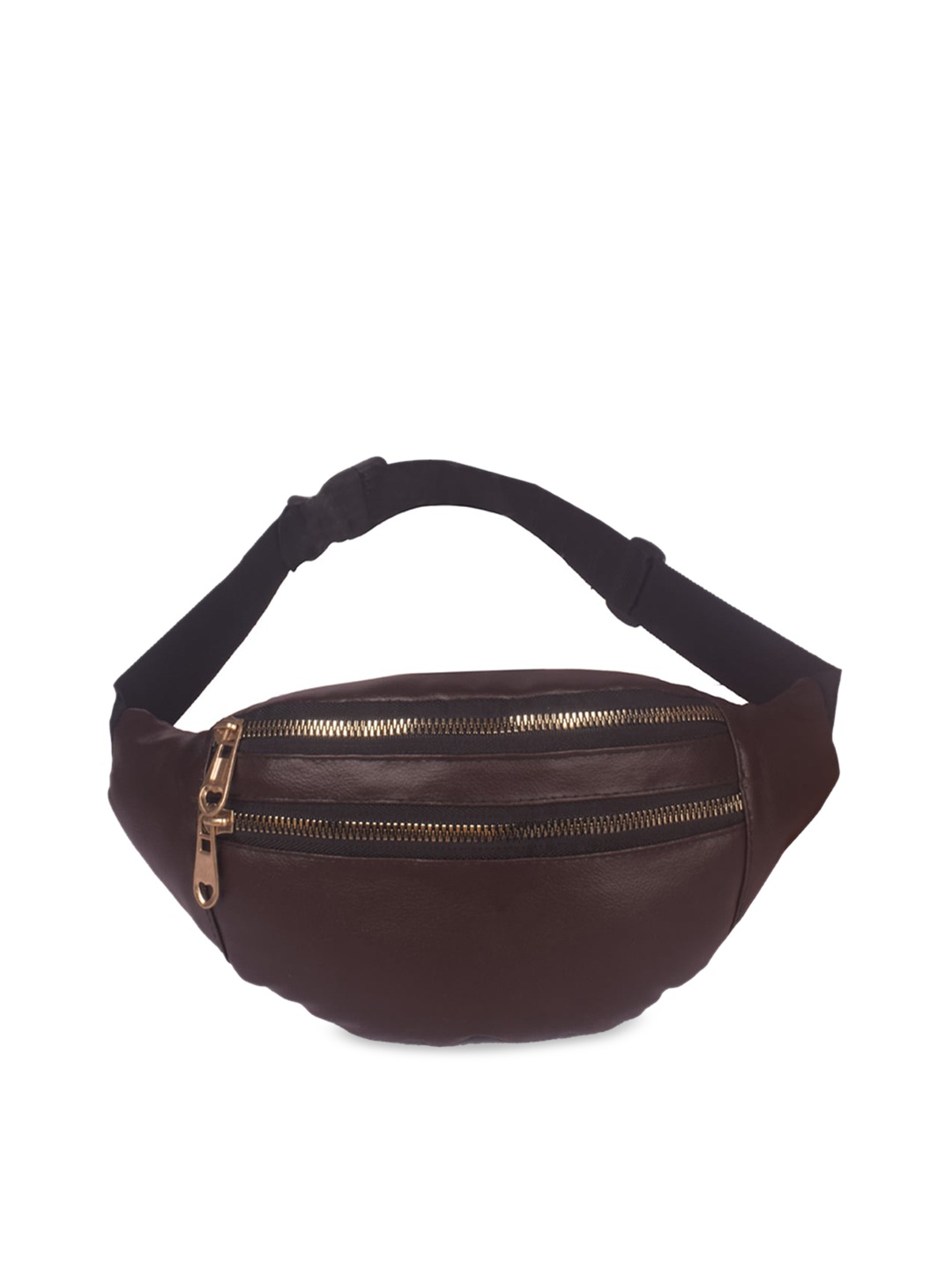 

Bagkok Coffee Brown Textured PU Structured Sling Bag with Tasselled