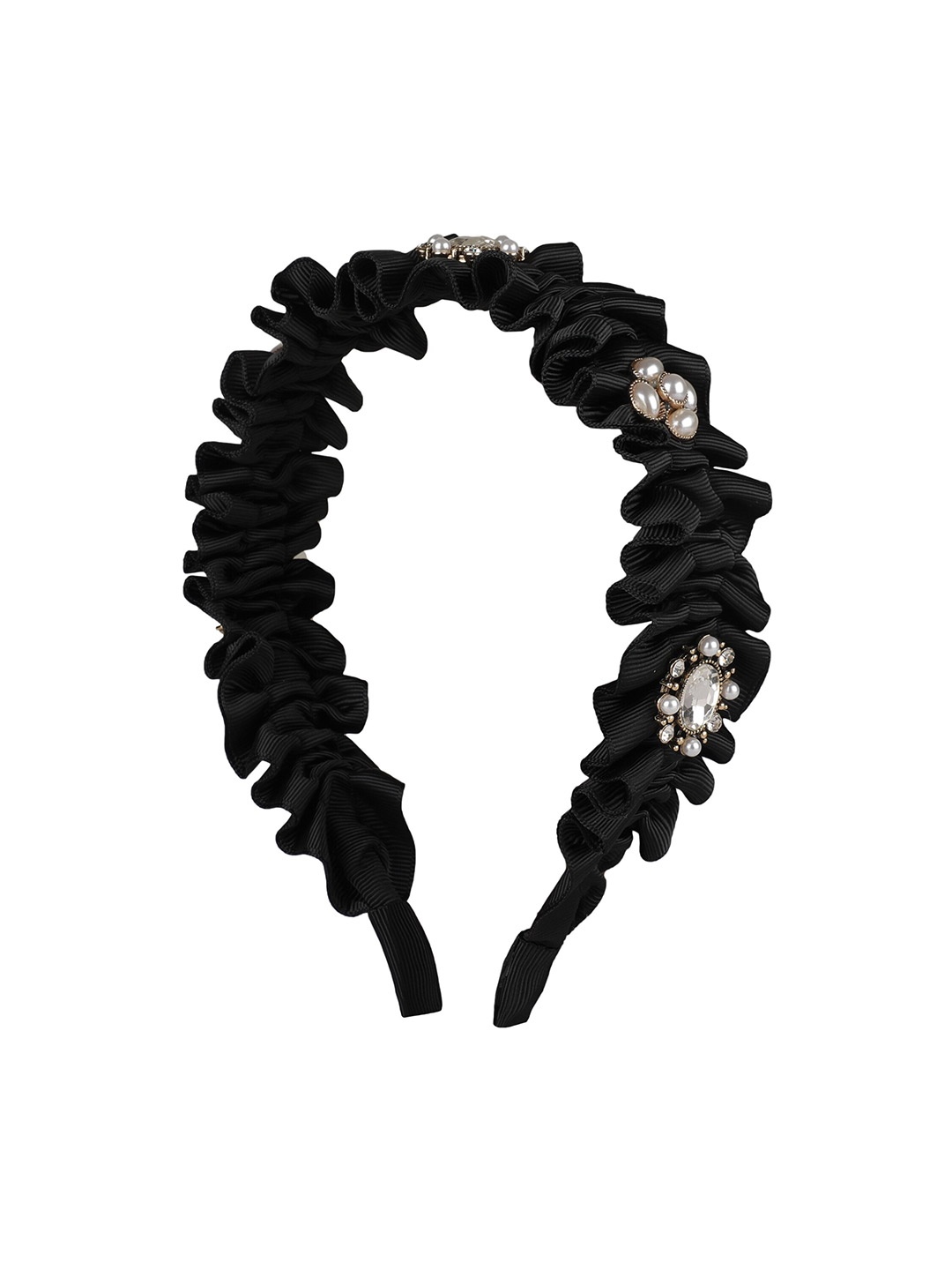 

Vembley Women Black Embellished Hairband