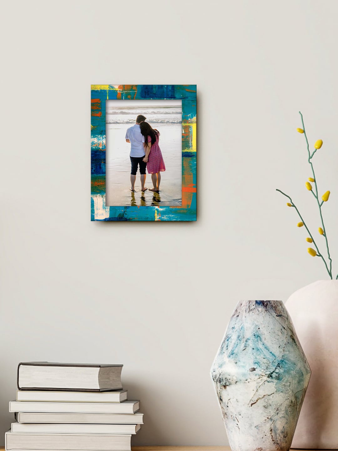 

999Store Unisex Multicolor Graphic Printed MDF Wall Photo Frame, Multi